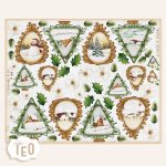 P-84"Alberi & Pigne" GLITTER - immagine 2