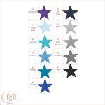 Feltro 3mm NOTE DI BLU - immagine 7