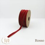 Nastro in velluto con bordino oro - immagine 2